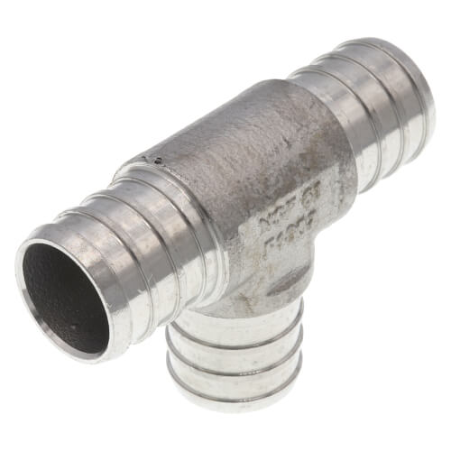 Main product image of 3/4" PEX Stainless Steel Tee (Lead Free)
