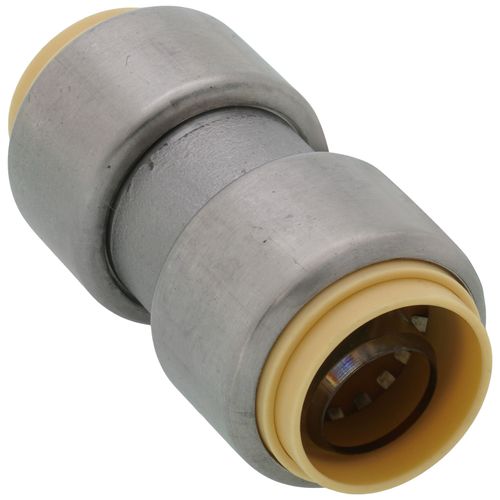 Main product image of 3/4" CTS 304 Stainless Steel Push-Fit Coupling (Lead Free)