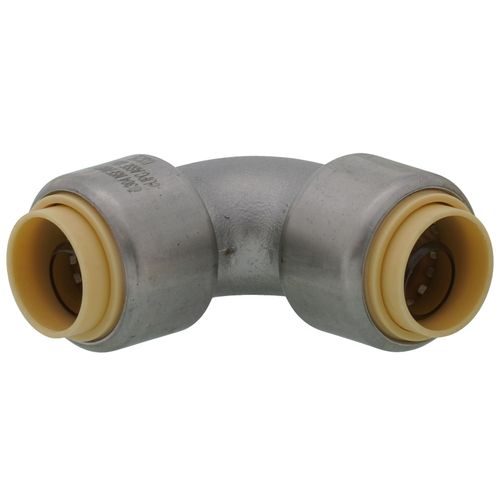 Main product image of 1/2" CTS 304 Stainless Steel Push-Fit 90-Degree Elbow (Lead Free)