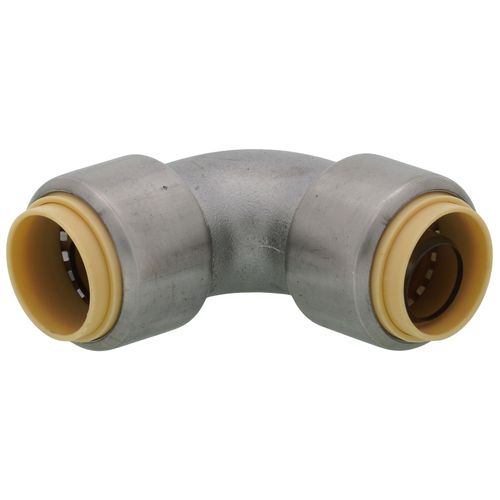 Main product image of 3/4" CTS 304 Stainless Steel Push-Fit 90-Degree Elbow (Lead Free)
