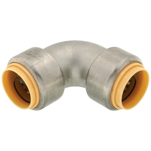 Main product image of 1" CTS 304 Stainless Steel Push-Fit 90-Degree Elbow (Lead Free)