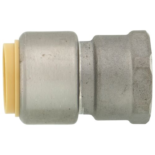 Main product image of 3/4" CTS x 3/4" FNPT 304 Stainless Steel Push-Fit Adapter (Lead Free)