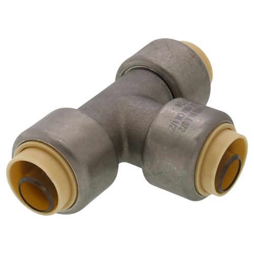 Main product image of 1/2" CTS 304 Stainless Steel Push-Fit Tee (Lead Free)