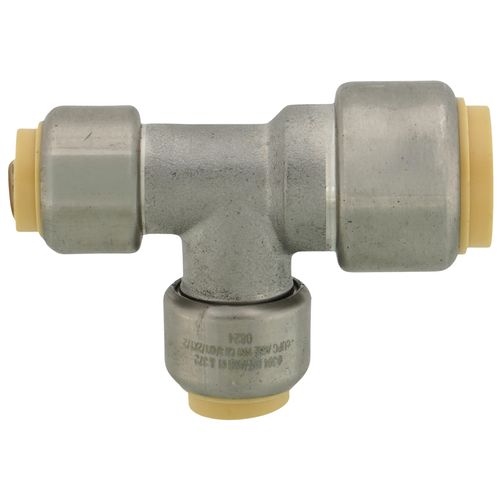 Main product image of 3/4" x 1/2" x 1/2" CTS 304 Stainless Steel Push-Fit Reducer Tee (Lead Free)