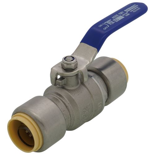 Main product image of 3/4" Stainless Steel Full Port Push Fit Ball Valve, 300 PSI CWP  (Lead Free)