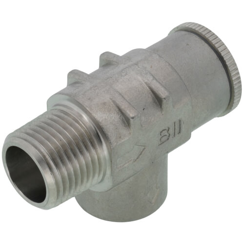 Main product image of 1/2" Stainless Steel Relief Valve, Non-Adjustable, 75 psi (Lead Free)