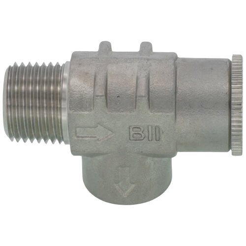 Main product image of 1/2" Stainless Steel Relief Valve, Non-Adjustable, 75 psi (Lead Free)