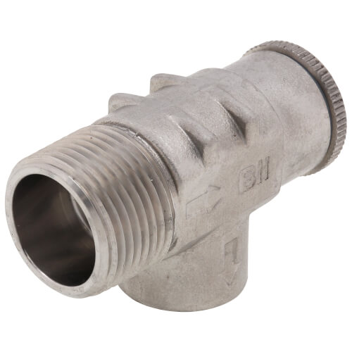 Main product image of 3/4" Stainless Steel Relief Valve, Non-Adjustable, 75 PSI