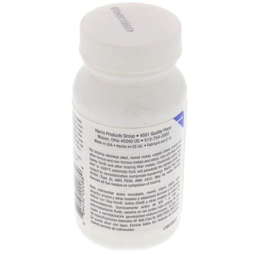 Stay-Silv White Brazing Flux Brush Cap Bottle (6.5 oz)