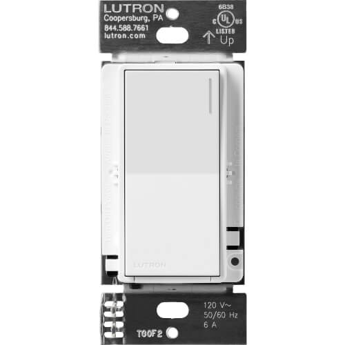 Main product image of Sunnata On/Off Switch, 6A Lighting or 3A 1/10HP Motor, Single Pole/Multi-Location, ST-6ANS-WH, White