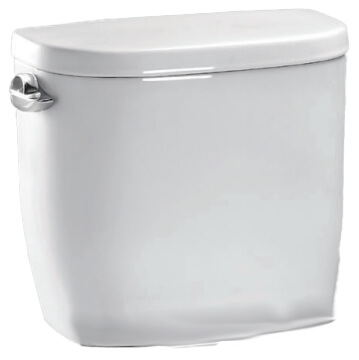Main product image of Entrada 1.28 gpf Single Flush Toilet Tank for Close Coupled Toilet, Right-Hand Trip Lever (Cotton White)