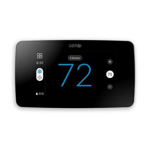 Main product image of Sensi Touch 2 Smart Wi-Fi Programmable Thermostat for Smart Home, 4H/2C (White)