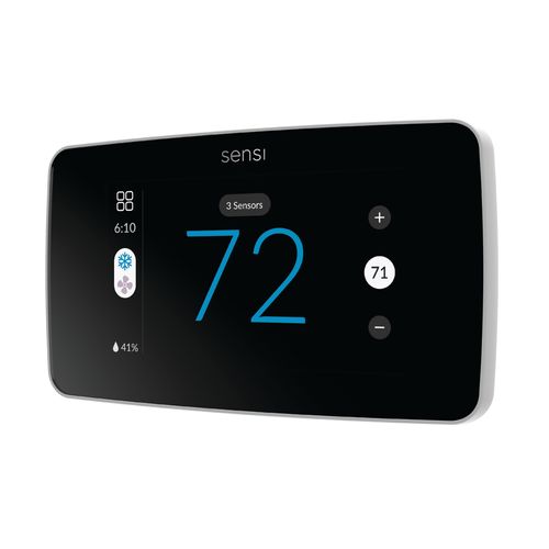Main product image of Sensi Touch 2 Smart Wi-Fi Programmable Thermostat for Smart Home, 4H/2C (White)