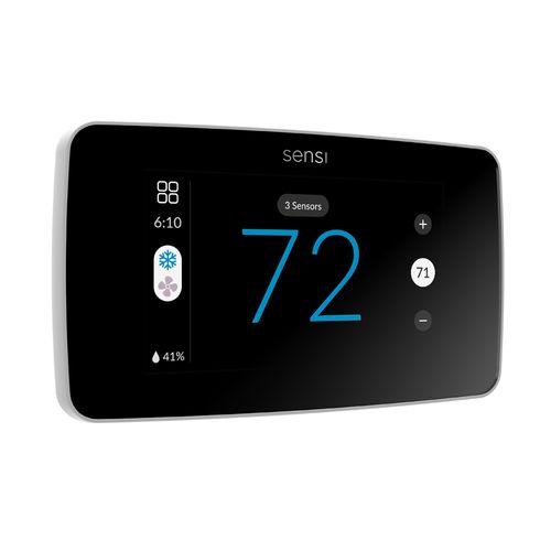Main product image of Sensi Touch 2 Smart Wi-Fi Programmable Thermostat for Smart Home, 4H/2C (White)
