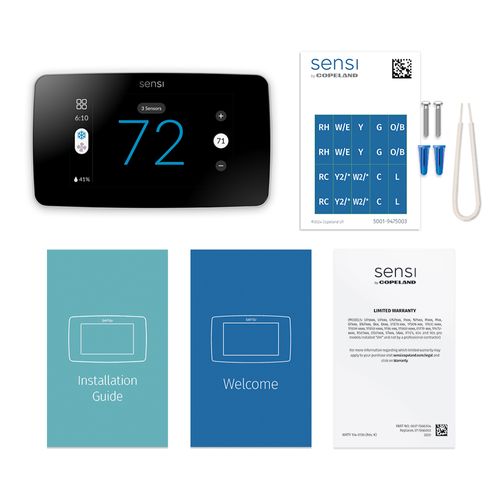 Main product image of Sensi Touch 2 Smart Wi-Fi Programmable Thermostat for Smart Home, 4H/2C (White)