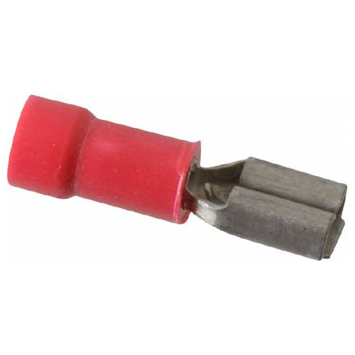 Main product image of Female Wire Disconnect, Red, Vinyl, 22-18 AWG 3/16" Tab (Pack of 100), 18RAD-182