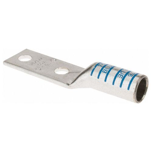 Main product image of Rectangle Ring Terminal, Non-Insulated, Compression Connection 5.51" Long, 1.41" Wide, Blue, 54874BE