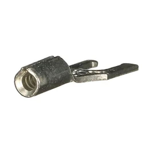 Main product image of Locking Fork Terminal, Red, Non-Insulated, #6 Stud, Crimp 600V (Pack of 100), A18-6FL