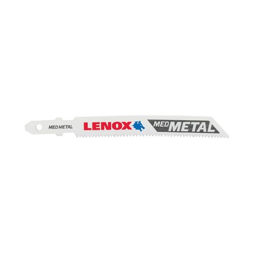 Main product image of 3-5/8" x 3/8" 18 TPI T-Shank Power Arc Medium Metal Cutting Jig Saw Blade (5 Pack)