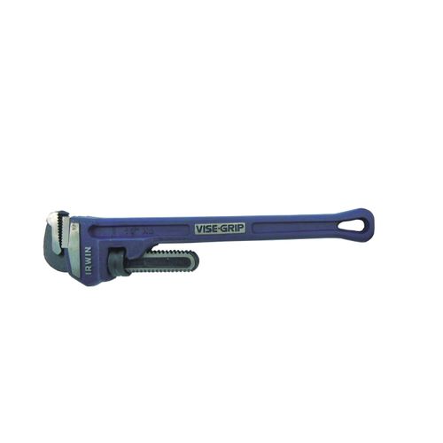 Main product image of VISE-GRIP 18" Cast Iron Pipe Wrench, SAE, 2-1/2" Jaw Capacity