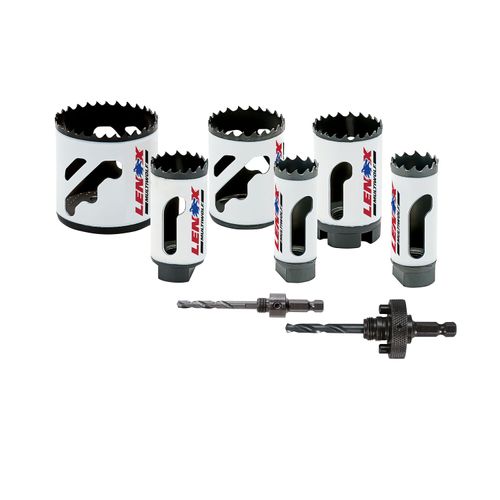 Main product image of 8-Piece Bi-Metal Speed Slot Refrigeration Hole Saw Kit