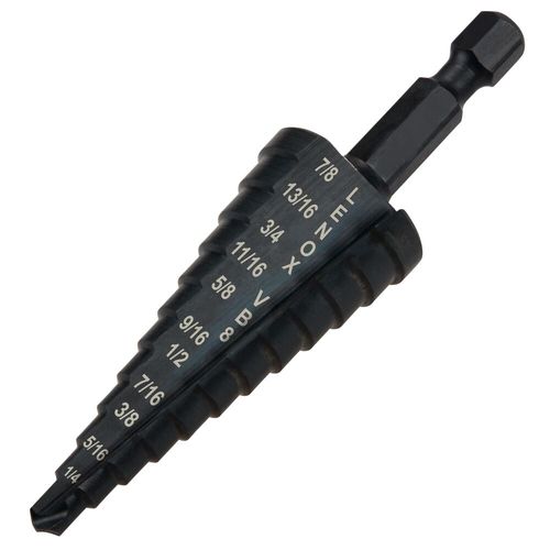 Main product image of 3/16" to 7/8" Vari-Bit Step Drill Bit w/ 3/8" Shank