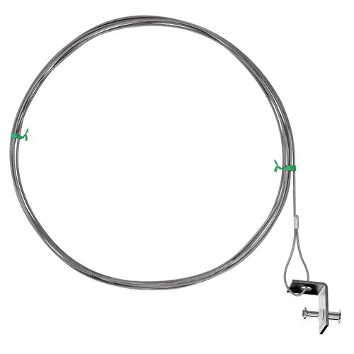 Main product image of DW1 x 12' TOUGHWIRE Powder Pin 90-Degree Clip Assembly Wire Attachment (Pack of 50)