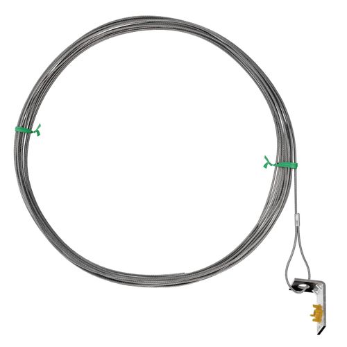 Main product image of DW1 x 20' Stick-E 90-Degree Clip Assembly Wire Attachment for DW1 TOUGHWIRE Wire Locking Devices, Gas Pin Compatible (Pack of 25)
