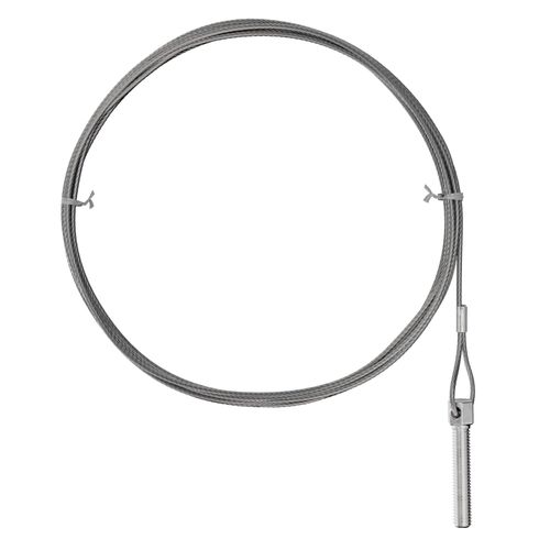 Main product image of DW2 x 12', 3/8" x 2" Stud Threaded Stud Assembly Wire Attachment for TOUGHWIRE Locking Devices (Pack of 25)
