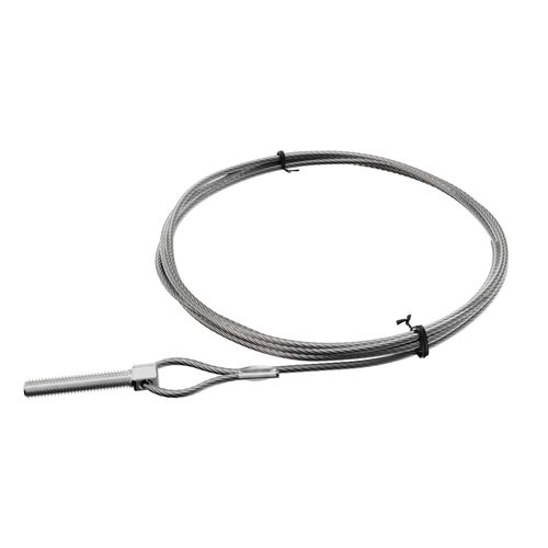 Main product image of DW3 x 6', 3/8" x 2" Stud Threaded Stud Assembly Wire Attachment for TOUGHWIRE Wire Locking Devices (Pack of 25)