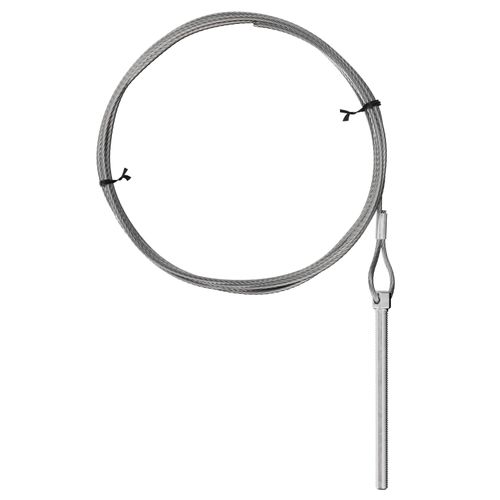 Main product image of DW3 x 12', 3/8" x 5" Stud Threaded Stud Assembly Wire Attachment for TOUGHWIRE Wire Locking Devices (Pack of 25)