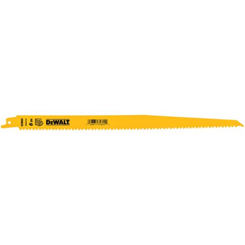 Main product image of 12" 6 TPI Wood Cutting Reciprocating Saw Blades, 305mm (5 Pack)