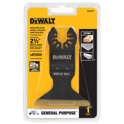 Main product image of 2-1/2" General Purpose Oscillating Tool Blade (Titanium Nitride Coated)