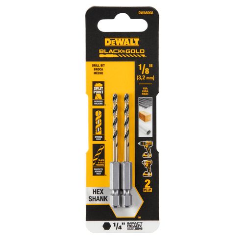 Main product image of 2 Piece 1/8" IMPACT READY Drill Bit