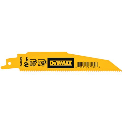 Main product image of 6" 10 TPI Demolition BiMetal Reciprocating Saw Blades