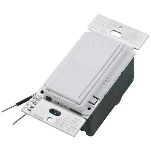 Main product image of Sunnata LED+ Dimmer Switch, 150W LED, Single Pole/Multi-Location, No Neutral Required,120V,STCL-153M-WH, (W)