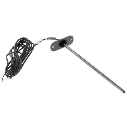 Main product image of 8" Rigid Duct Temperature Sensor w/ 10 Ft. Plenum-Rated Cable, w/o Enclosure