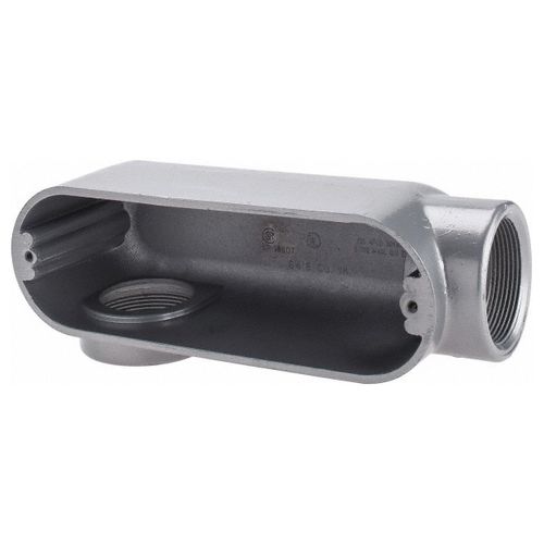Main product image of 2" Threaded Die Cast Aluminum Conduit Body w/ Right Side Opening, ALR-6