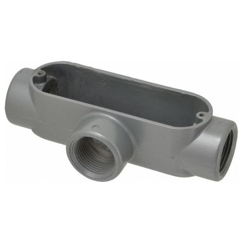 Main product image of 1" Threaded Die Cast Aluminum T-Style Conduit Body, AT-3