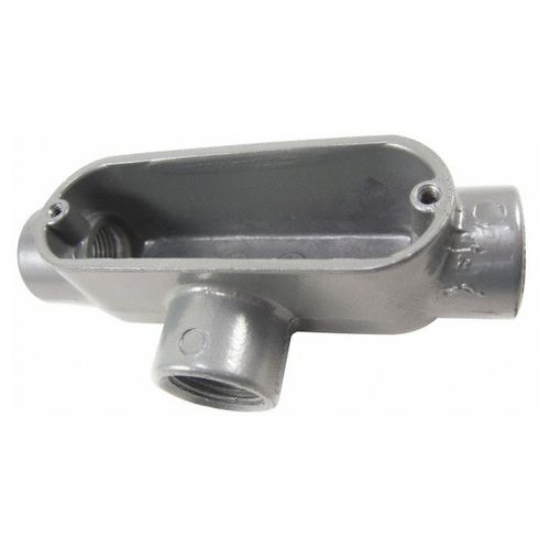 Main product image of 2" Threaded Die Cast Aluminum T-Style Conduit Body, AT-6