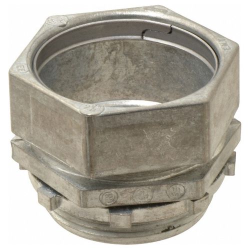 Main product image of 2-1/2" Zinc Non-Insulated Compression Connector for EMT Conduit, TC217SC