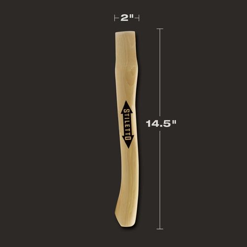 Main product image of STILETTO 14.5" Curve Hickory Replacement Handle for 10oz Wedge, STLFH-C