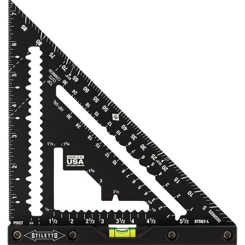 Main product image of STILETTO 7" Carpenter Square with Level, STSQ7-L