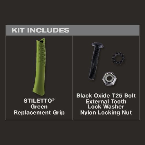 Main product image of STILETTO Green Replacement Grip, TBRG-G