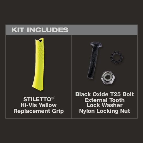 Main product image of STILETTO Hi-Vis Yellow Replacement Grip, TBRG-Y