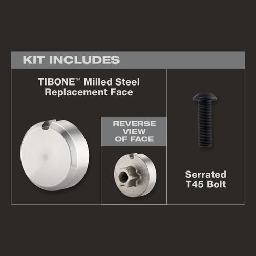 Main product image of STILETTO TIBONE Smooth Steel Replacement Face, TIB-SR