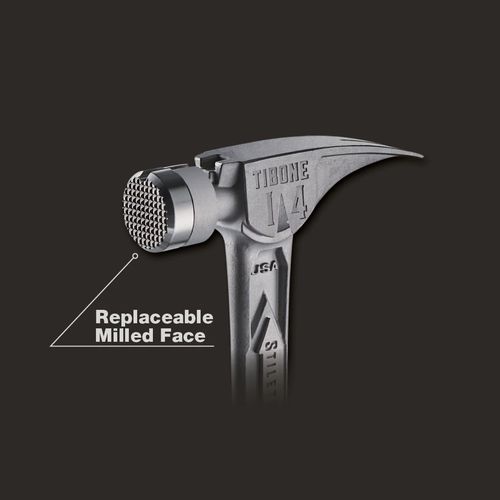Main product image of STILETTO TIBONE 14oz Milled/Curved Titanium Framing Hammer, TIB14RMC