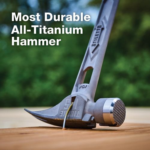 Main product image of STILETTO TIBONE 15oz Smooth/Curved Titanium Framing Hammer, TIB15SC