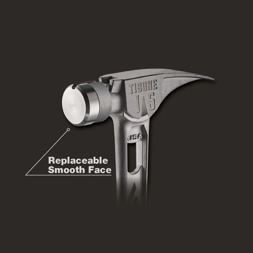 Main product image of STILETTO TIBONE 15oz Smooth/Curved Titanium Framing Hammer, TIB15SC