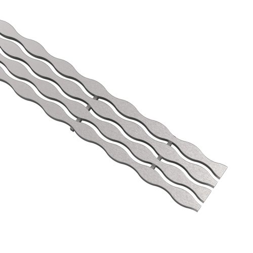 Main product image of Linear Drain 64" Stream Cover (Brushed Stainless Steel)